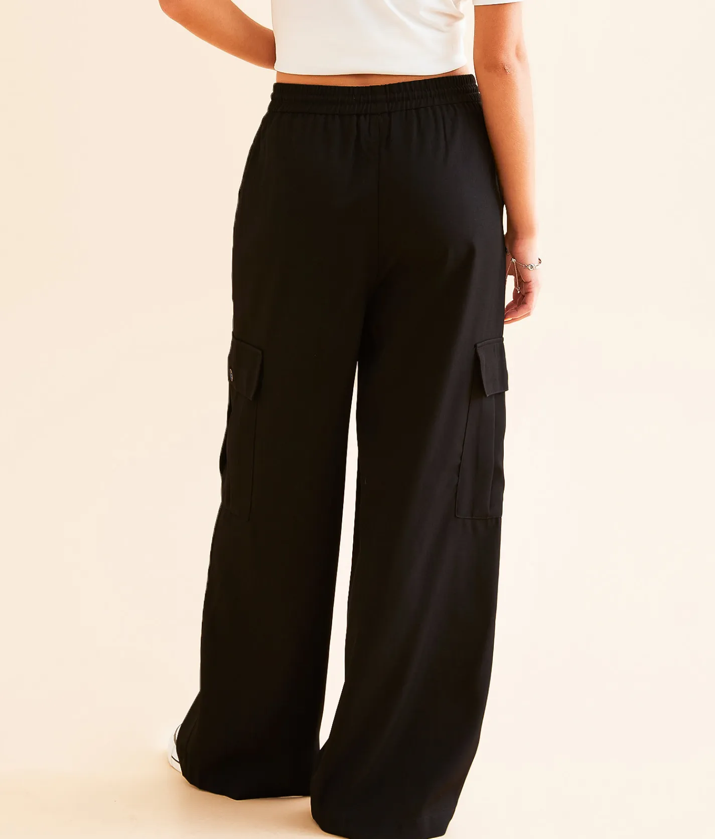 Hyfve Cargo Trouser Stretch Pant Black New