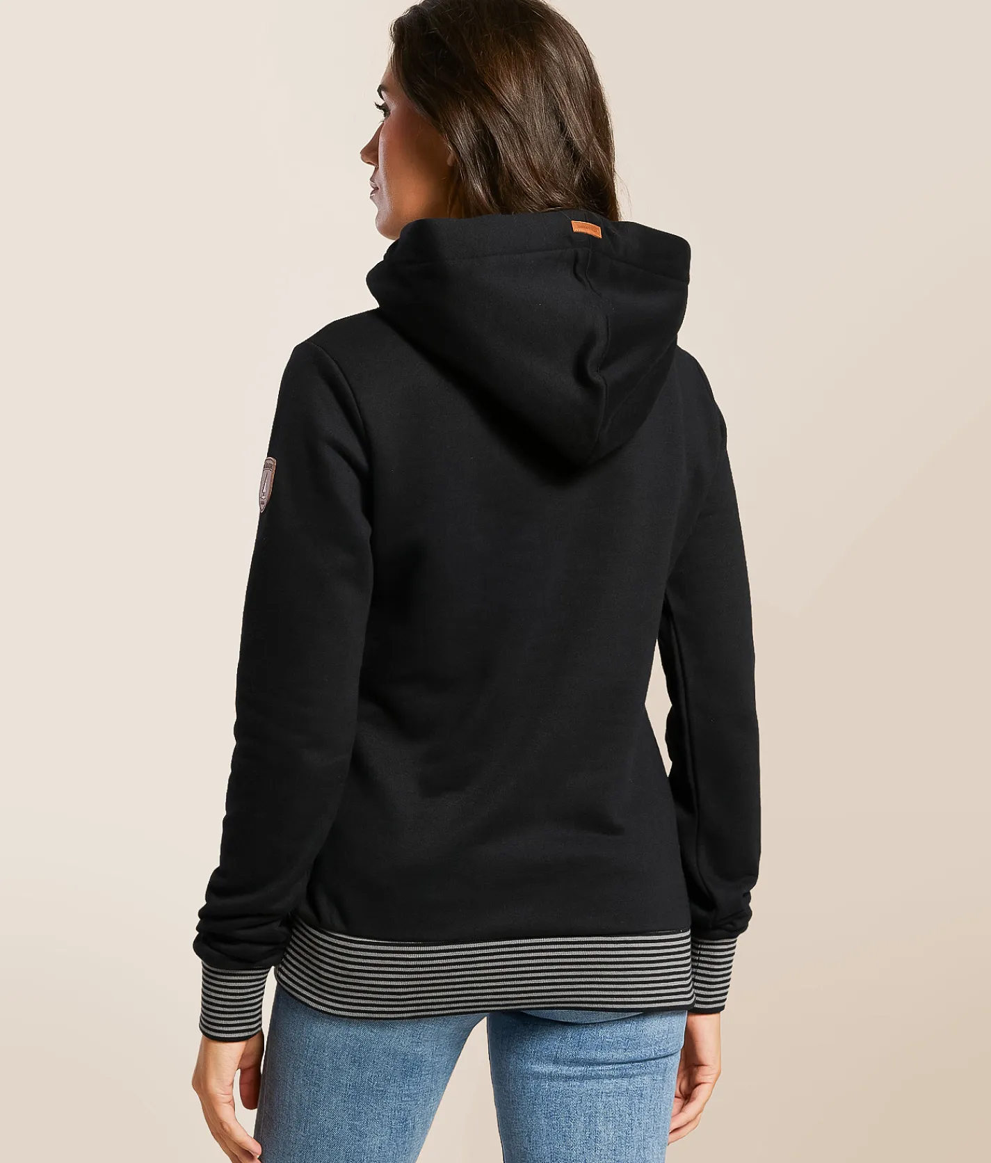 Tops | Wanakome Carina Hooded Sweatshirt Black