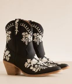Mi.iM Caroline Western Ankle Boot Black Clearance