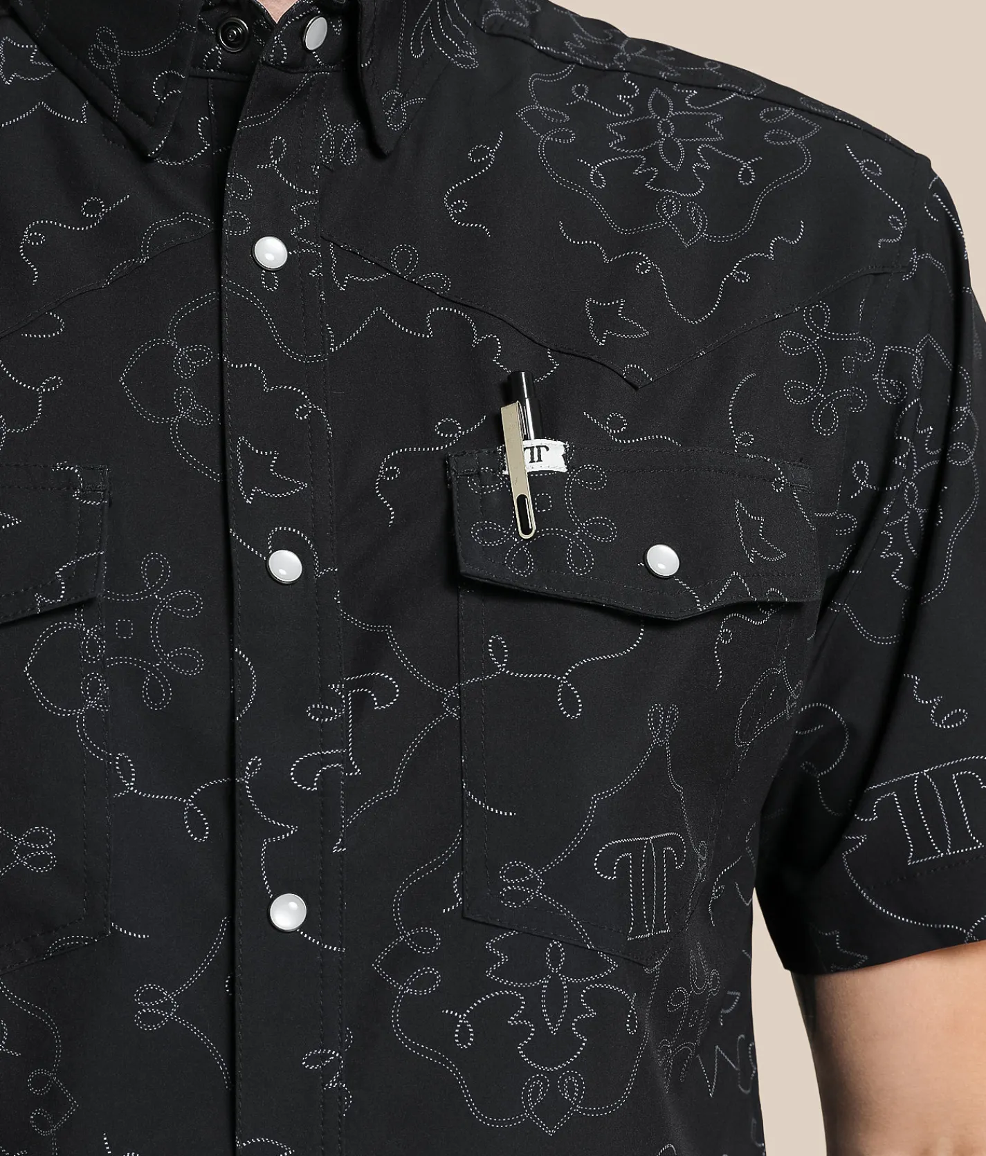 Tops | Ferrell Carson Performance Stretch Shirt Black