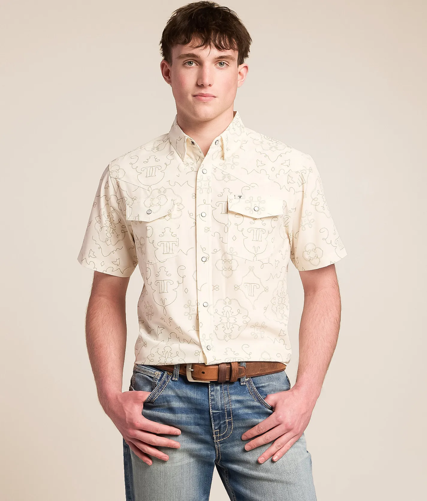 Ferrell Carson Performance Stretch Shirt White