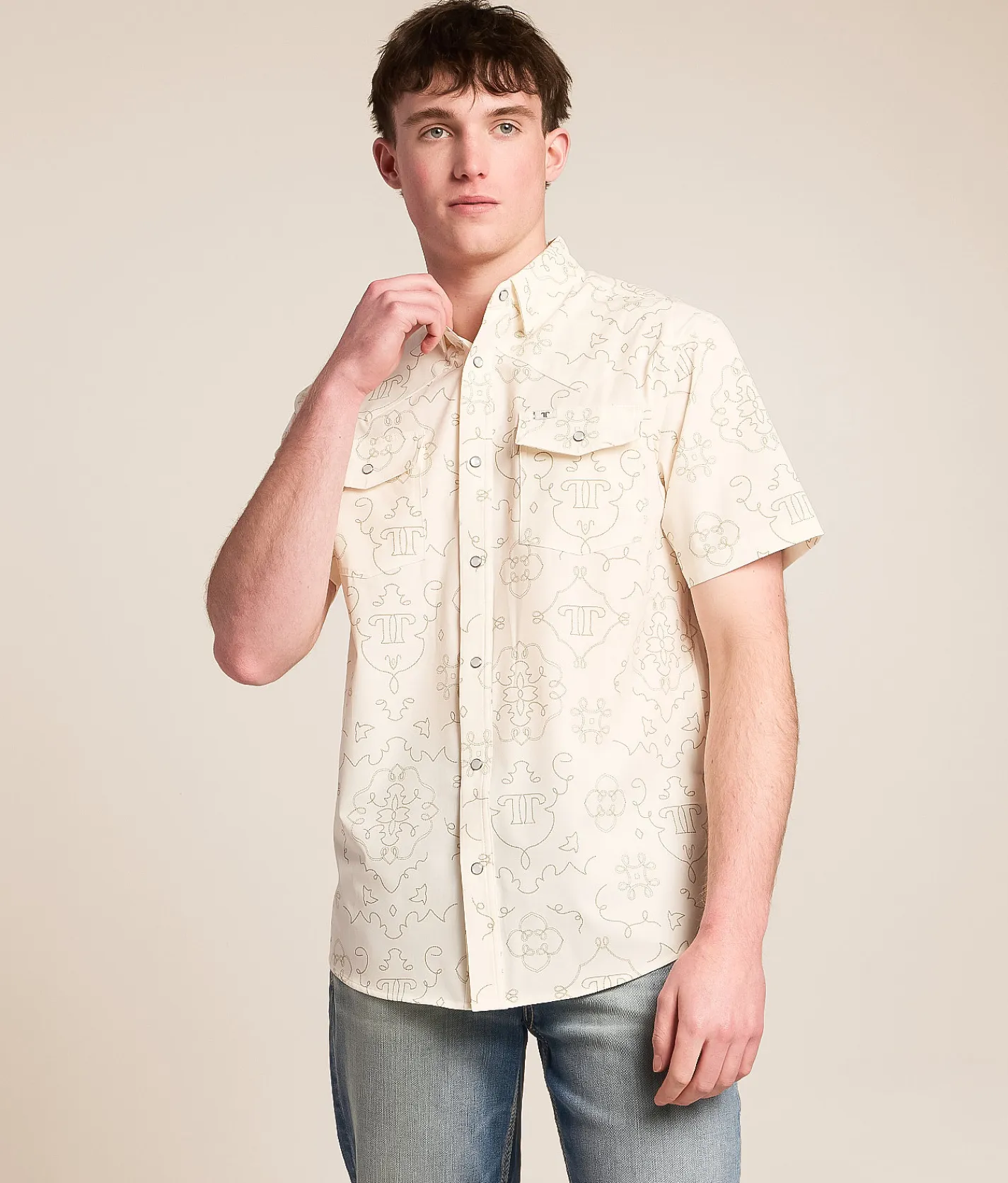 Ferrell Carson Performance Stretch Shirt White