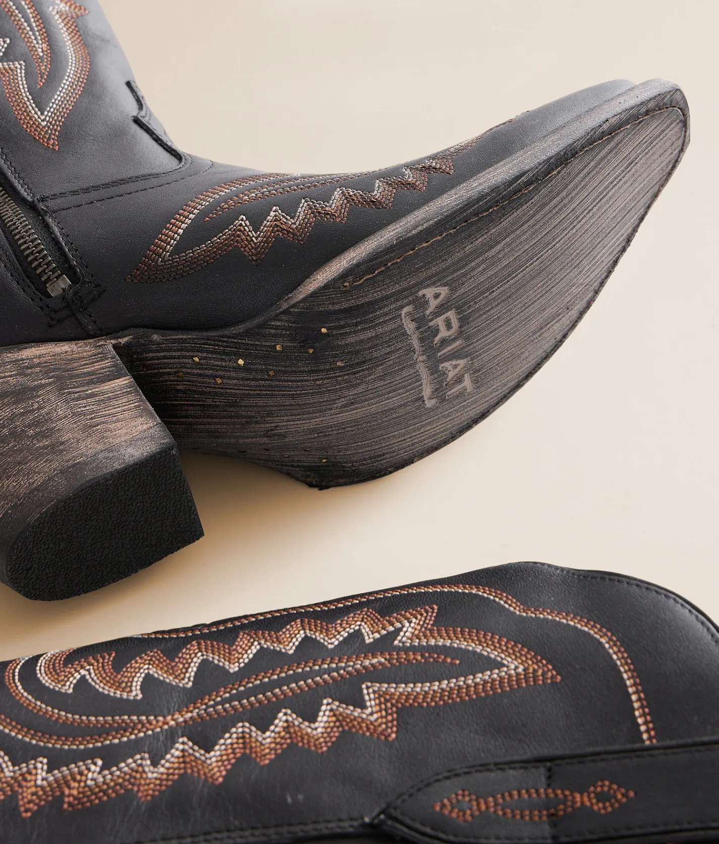 Shoes | Ariat Casanova Leather Western Boot Brooklyn Black