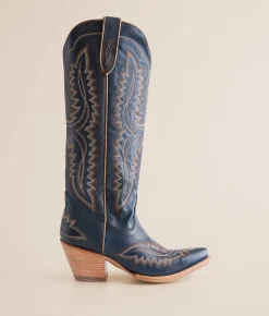 Ariat Casanova Leather Western Boot Deepest Navy Best