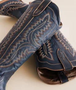 Ariat Casanova Leather Western Boot Deepest Navy Best