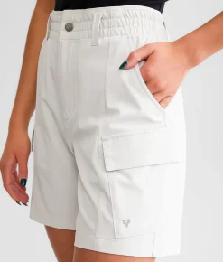 Shorts|Bottoms | LIV Outdoor Cascade Cargo Short White Onyx