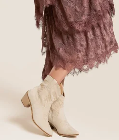 Shoes | Mi.iM Casey Western Ankle Boot Beige