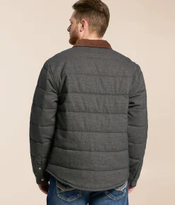 Brixton Cass Jacket Mixed Tweed Discount