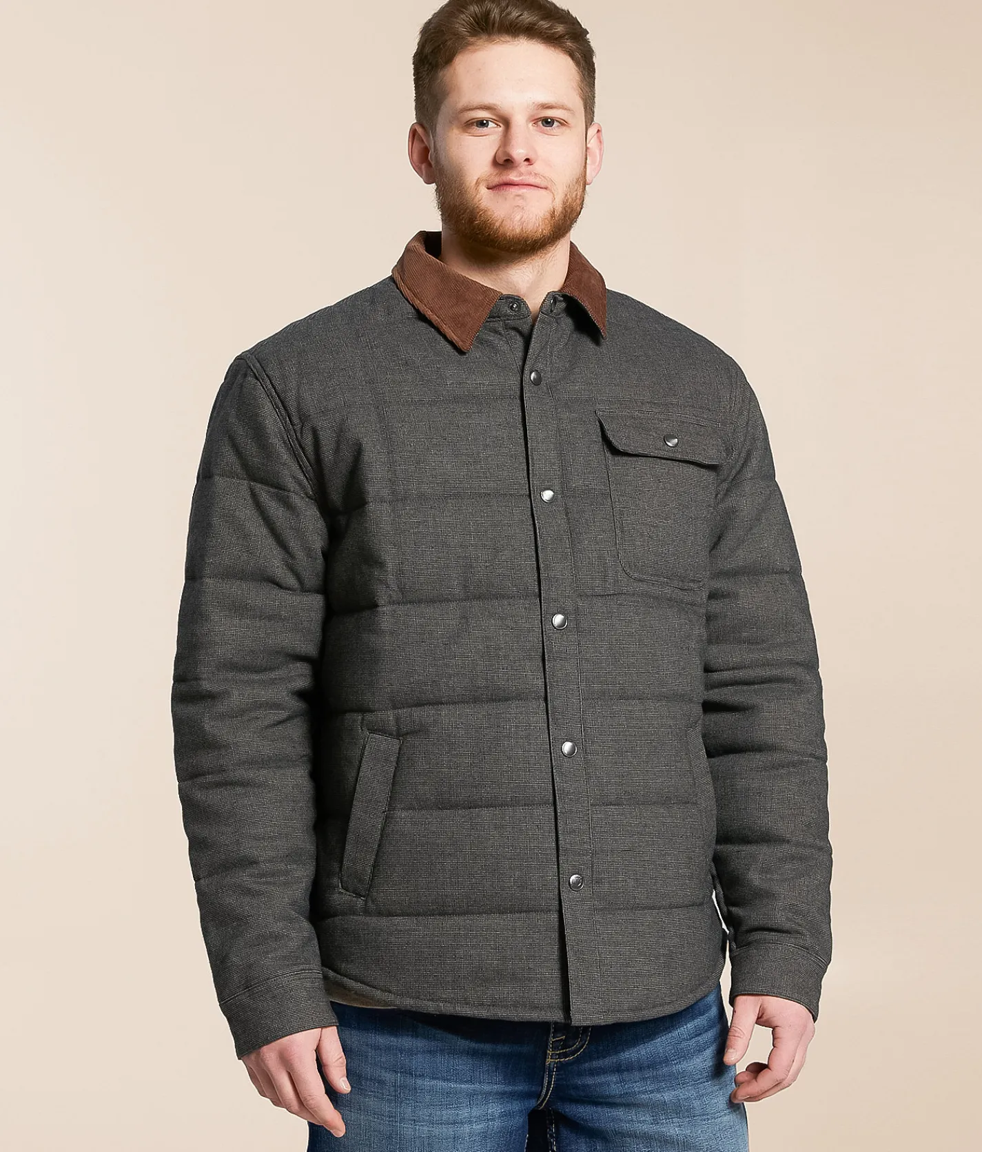 Brixton Cass Jacket Mixed Tweed Discount