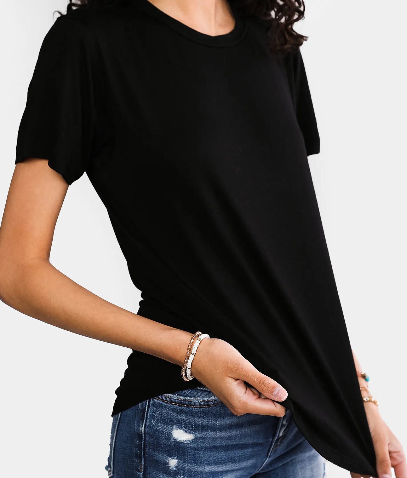 Tops | White Crow Cataline T-Shirt Cabana Red