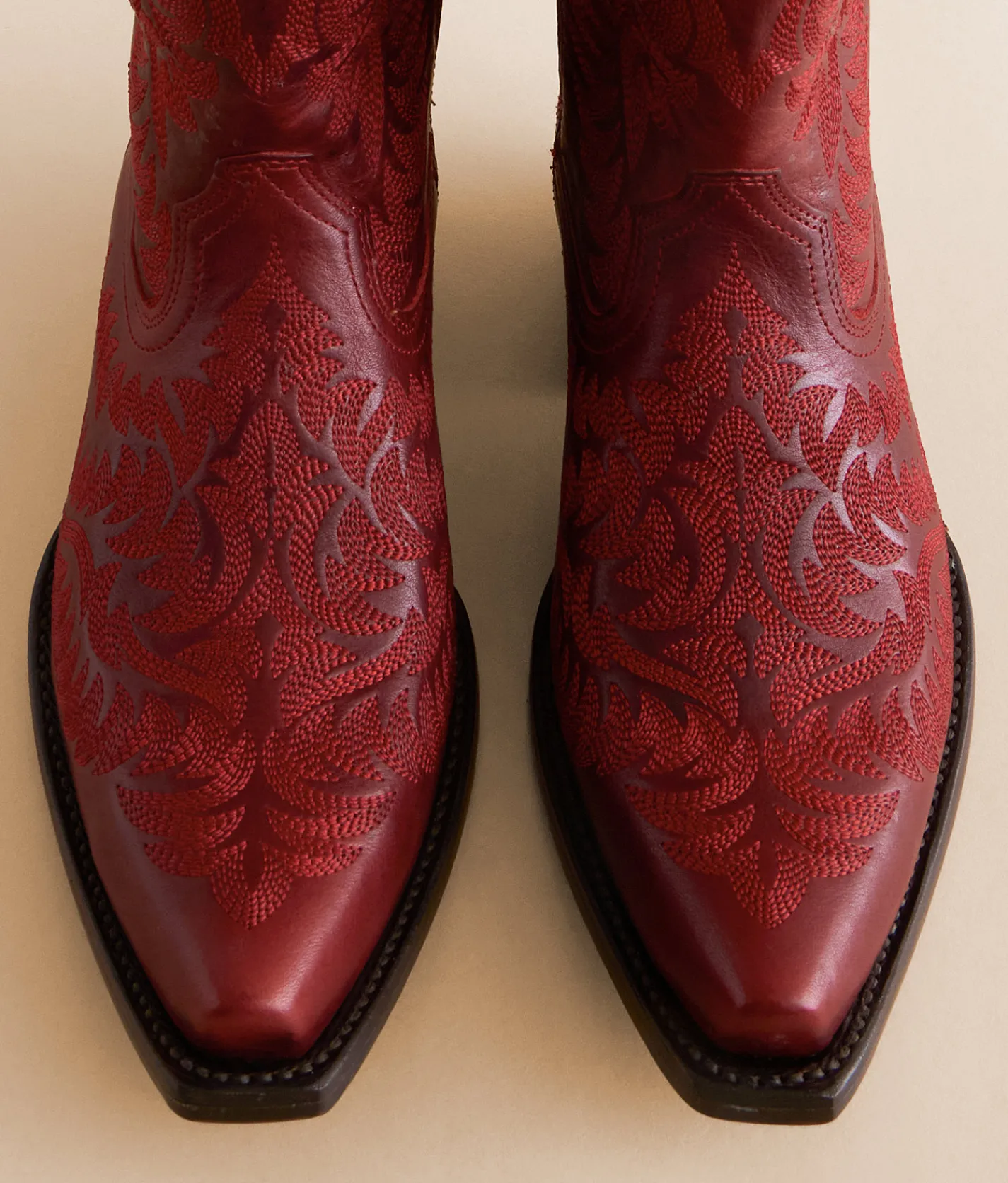 Ariat Cate Short Leather Western Boot Red Alert