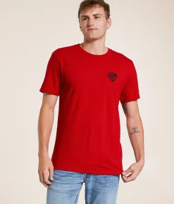 Ariat Cattle Roper T-Shirt Equestrian Red Outlet
