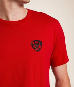 Ariat Cattle Roper T-Shirt Equestrian Red Outlet
