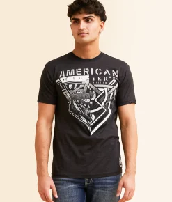 American Fighter Cavalier T-Shirt Pitch Black Clearance