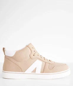 Shoes | Mia Cazzie High Top Sneaker Sand White