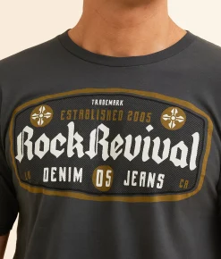 Rock Revival Cecille T-Shirt Charcoal