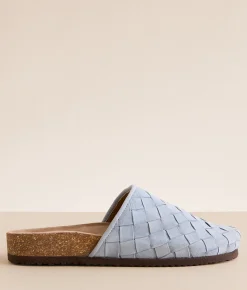 Shoes | Steve Madden Cecily Suede Clog Lt Blue Suede