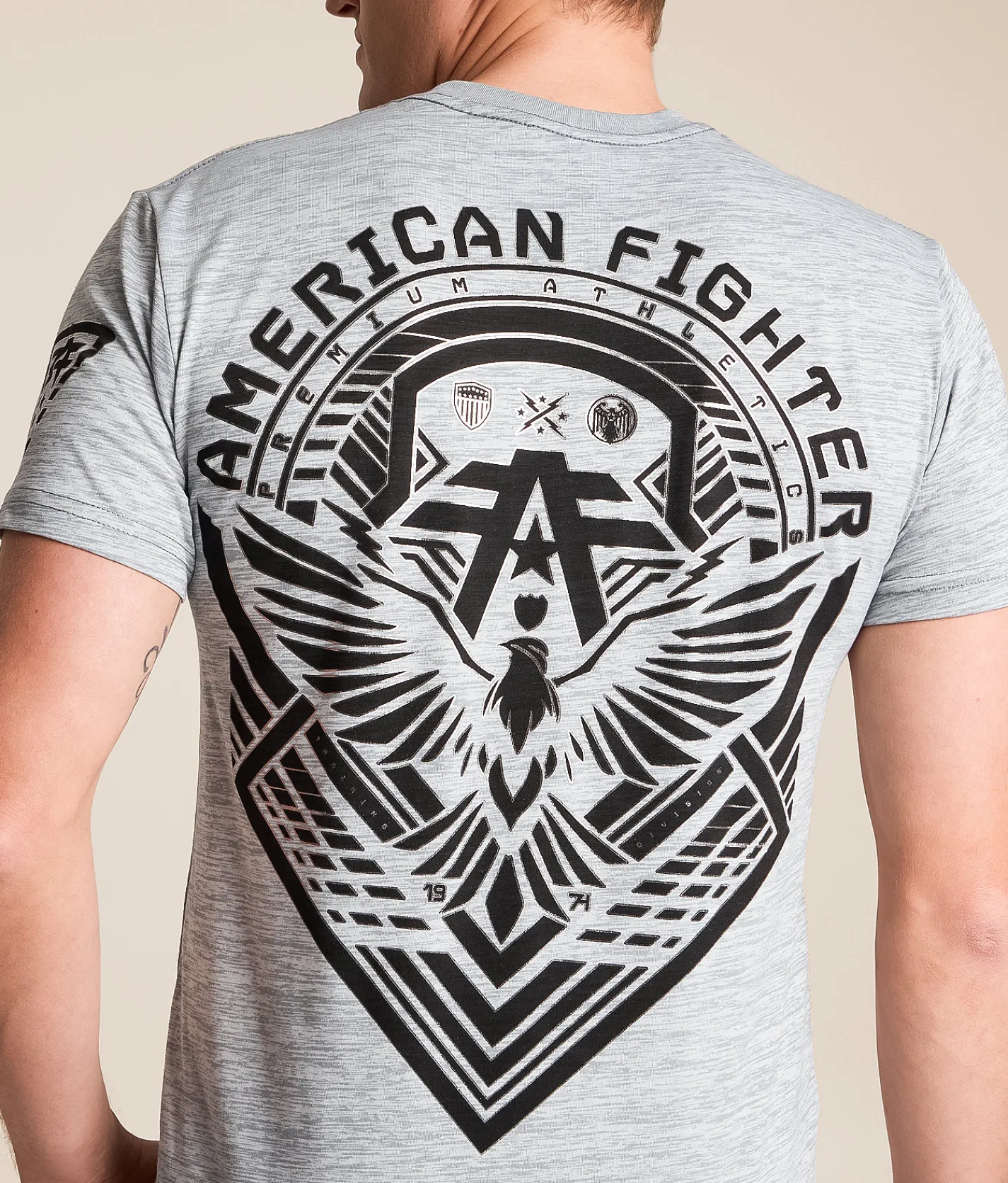 American Fighter Cedar Falls T-Shirt Grey Discount