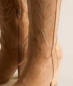 Shoes | Mi.iM Celina Tall Western Boot Lt Brown