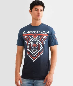 Graphic T-Shirts | American Fighter Centralia T-Shirt Sailor Blue