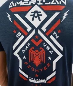 Graphic T-Shirts | American Fighter Centralia T-Shirt Sailor Blue