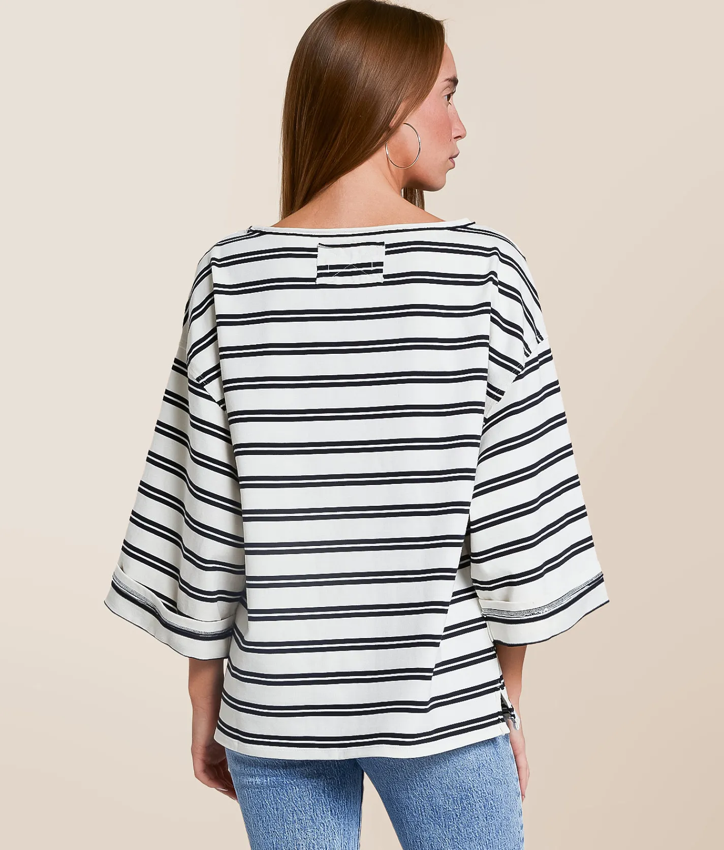 Tops | Free People Cest La Vie T-Shirt Black Combo