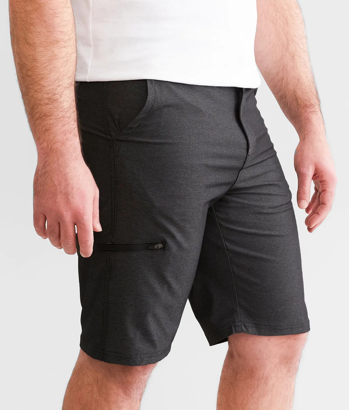 BKE Chad Hybrid Stretch Walkshort Black Discount