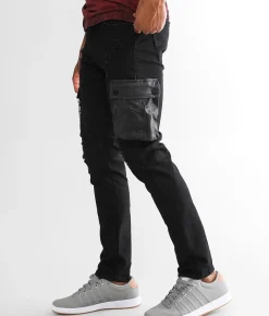 PREME Chain Skinny Stretch Jean Black Discount