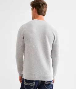 Activewear | BKE Chaki Performance Pullover Grey Heather