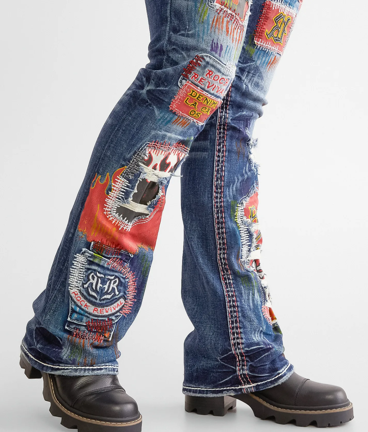 Rock Revival Chanda Mid-Rise Boot Stretch Jean Chanda B200 Sale