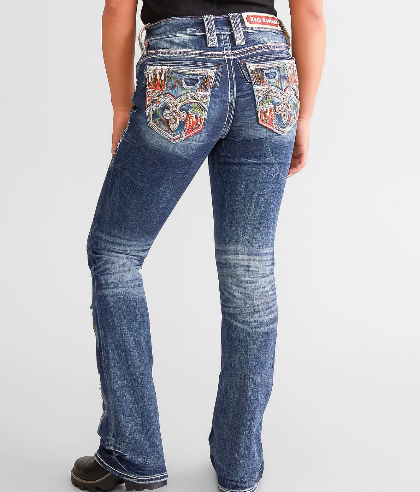 Rock Revival Chanda Mid-Rise Boot Stretch Jean Chanda B200 Sale