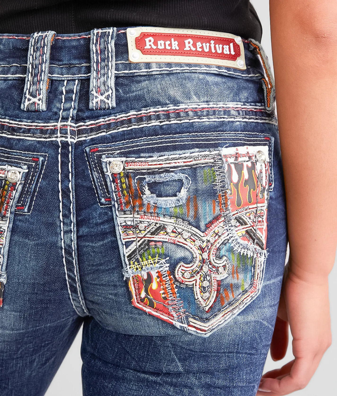 Rock Revival Chanda Mid-Rise Boot Stretch Jean Chanda B200 Sale