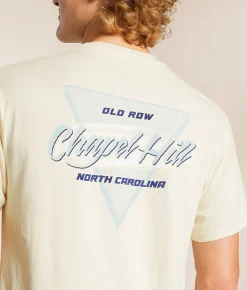Old Row Chapel Hill North Carolina T-Shirt Ivory Hot