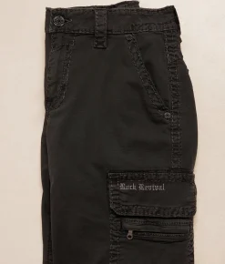 Bottoms|Shorts | Rock Revival Stretch Cargo Short Charcoal