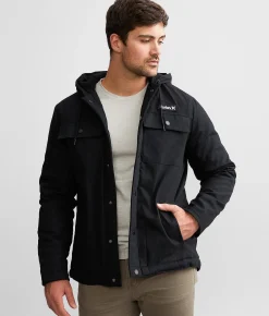 Coats & Jackets | Hurley Charger Hooded Jacket Grey