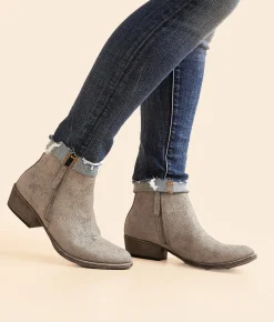 Shoes | Very G Charlene Western Ankle Boot Grey