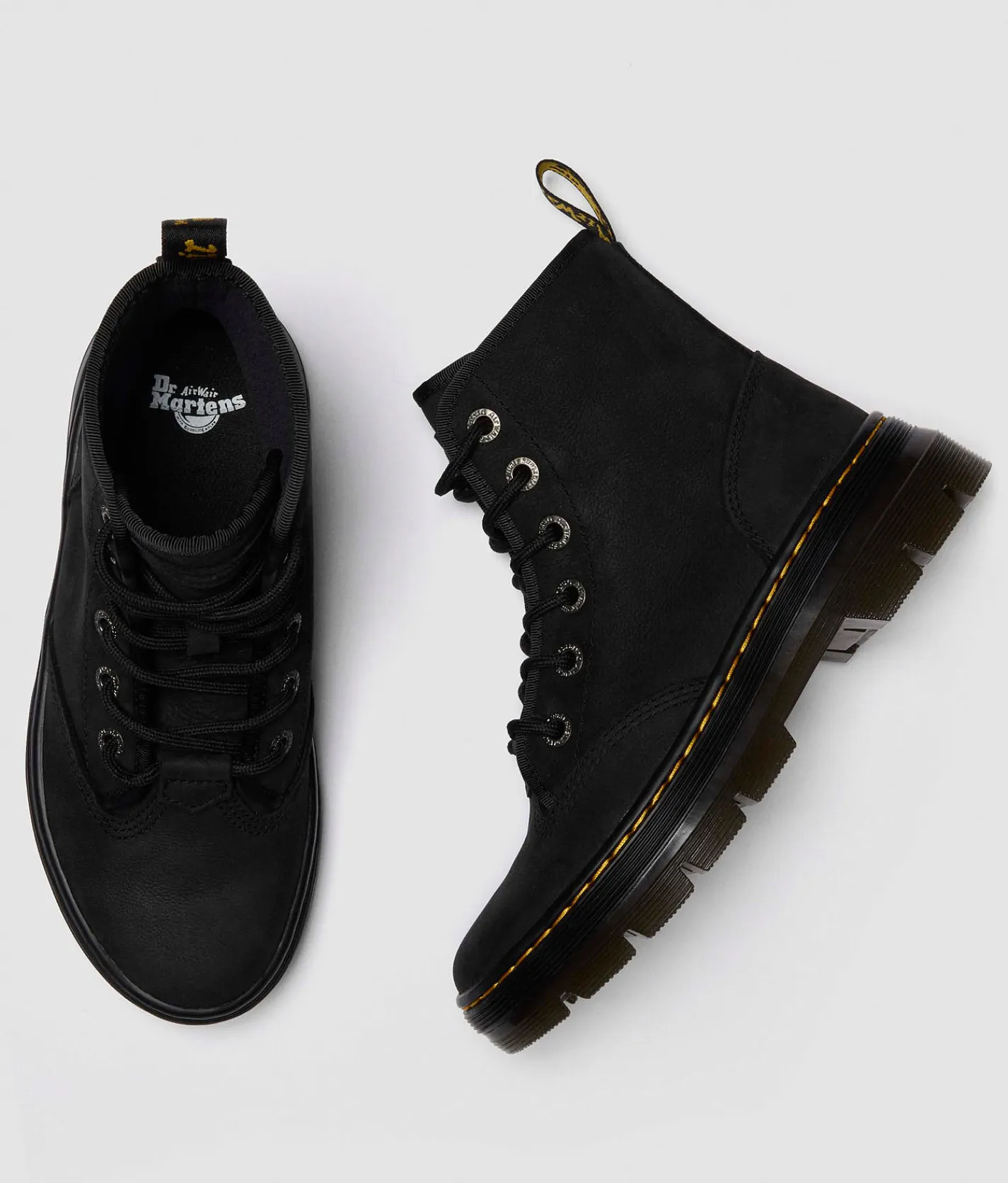 Shoes | Dr. Martens Charlie Chukka Leather Ankle Boot Black Milled Nubuck