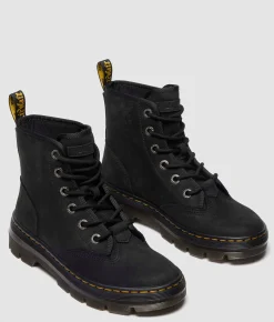 Shoes | Dr. Martens Charlie Chukka Leather Ankle Boot Black Milled Nubuck