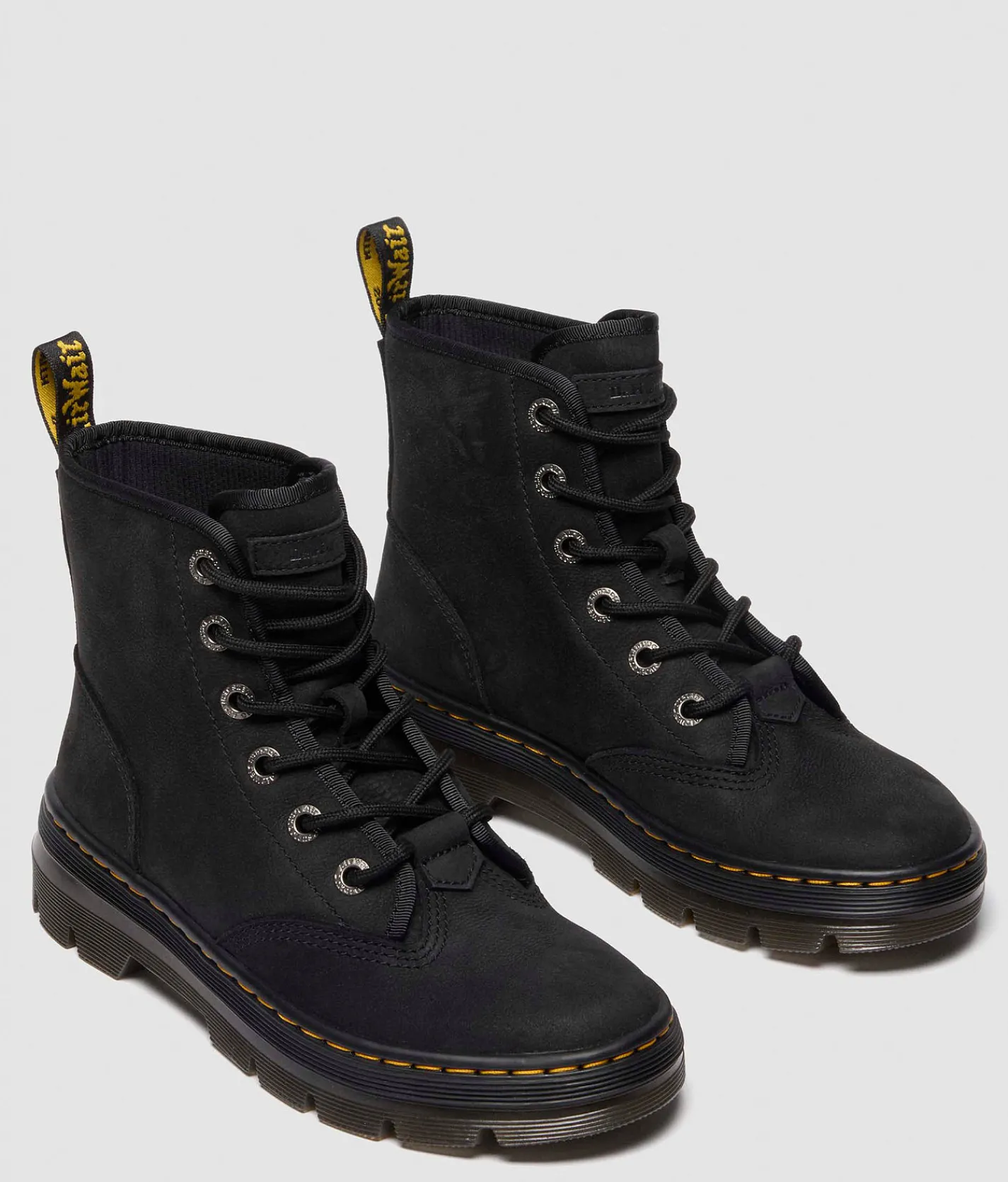 Shoes | Dr. Martens Charlie Chukka Leather Ankle Boot Black Milled Nubuck