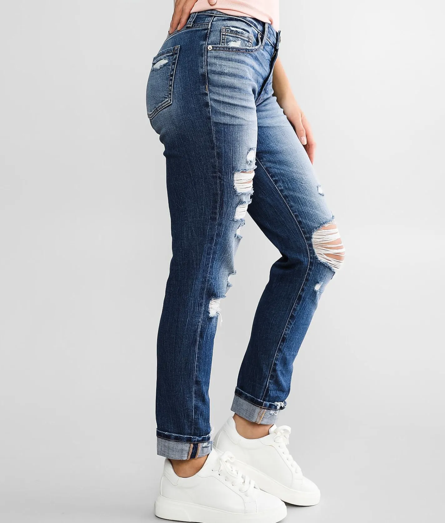 Jeans|Bottoms | BKE Charlie Mom Jean Bandala