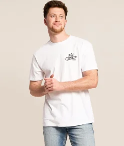 Tops|Graphic T-Shirts | Tail Chasers Club Chasing Duck T-Shirt White