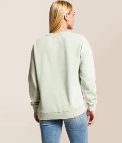 Tops | LIV Outdoor Chasing Views Oversized Pullover Aqua Gray