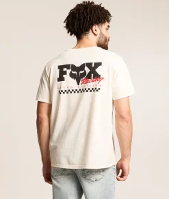 Tops|Graphic T-Shirts | Fox Checker 195 Original T-Shirt Bone