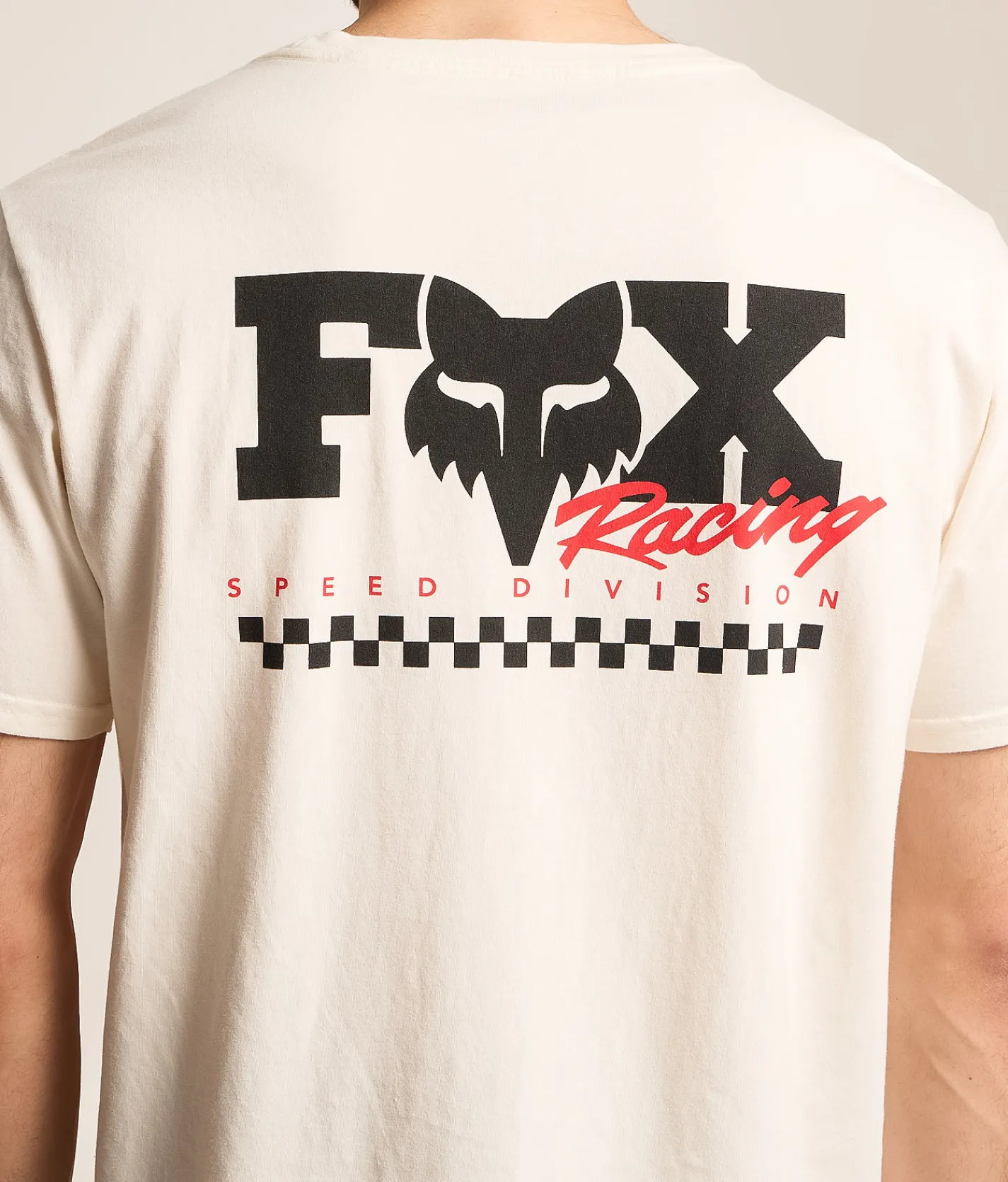 Tops|Graphic T-Shirts | Fox Checker 195 Original T-Shirt Bone