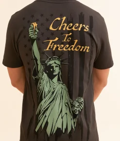 Graphic T-Shirts | Howitzer Cheers T-Shirt Vintage Black