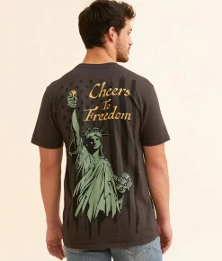 Graphic T-Shirts | Howitzer Cheers T-Shirt Vintage Black