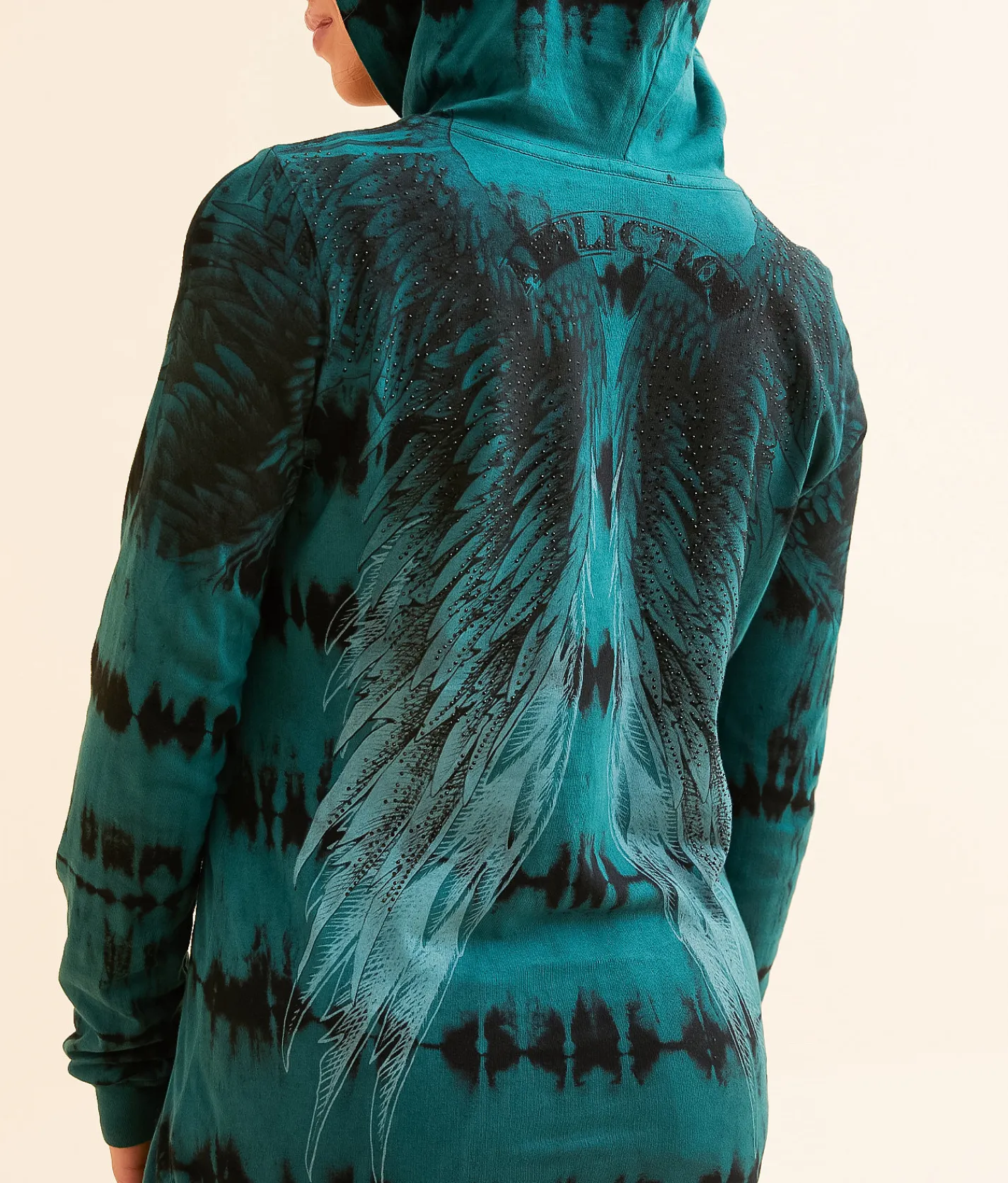 Tops | Affliction Cherielle Hoodie Flux Wash