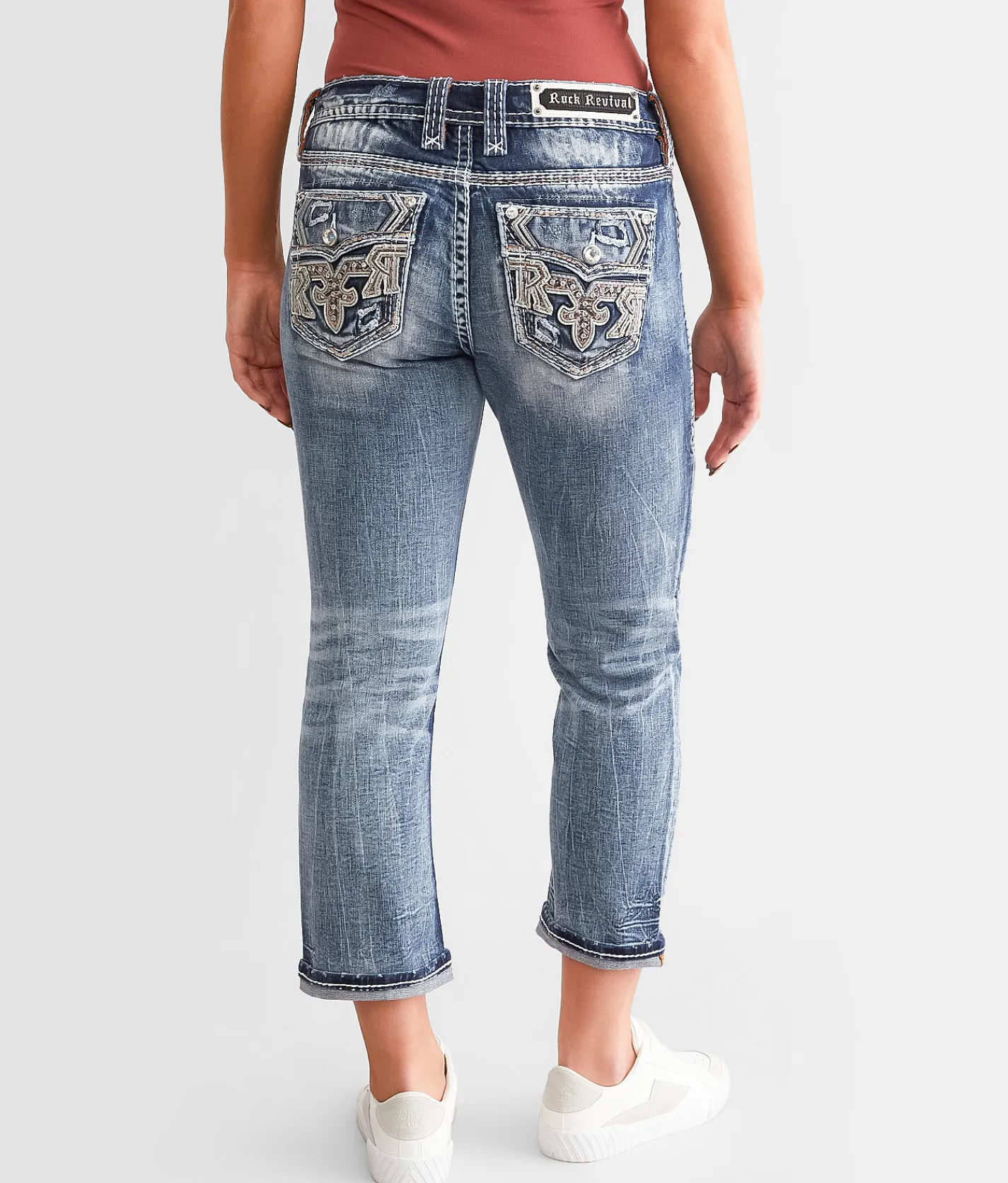 Jeans | Rock Revival Cheska Easy Stretch Capri Jean Cheska EC200