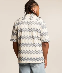 Sunset x Vine Chevron Shirt Blue Best