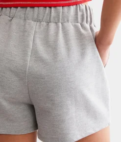FITZ + EDDI Chicago Knit Short Heather Grey Discount